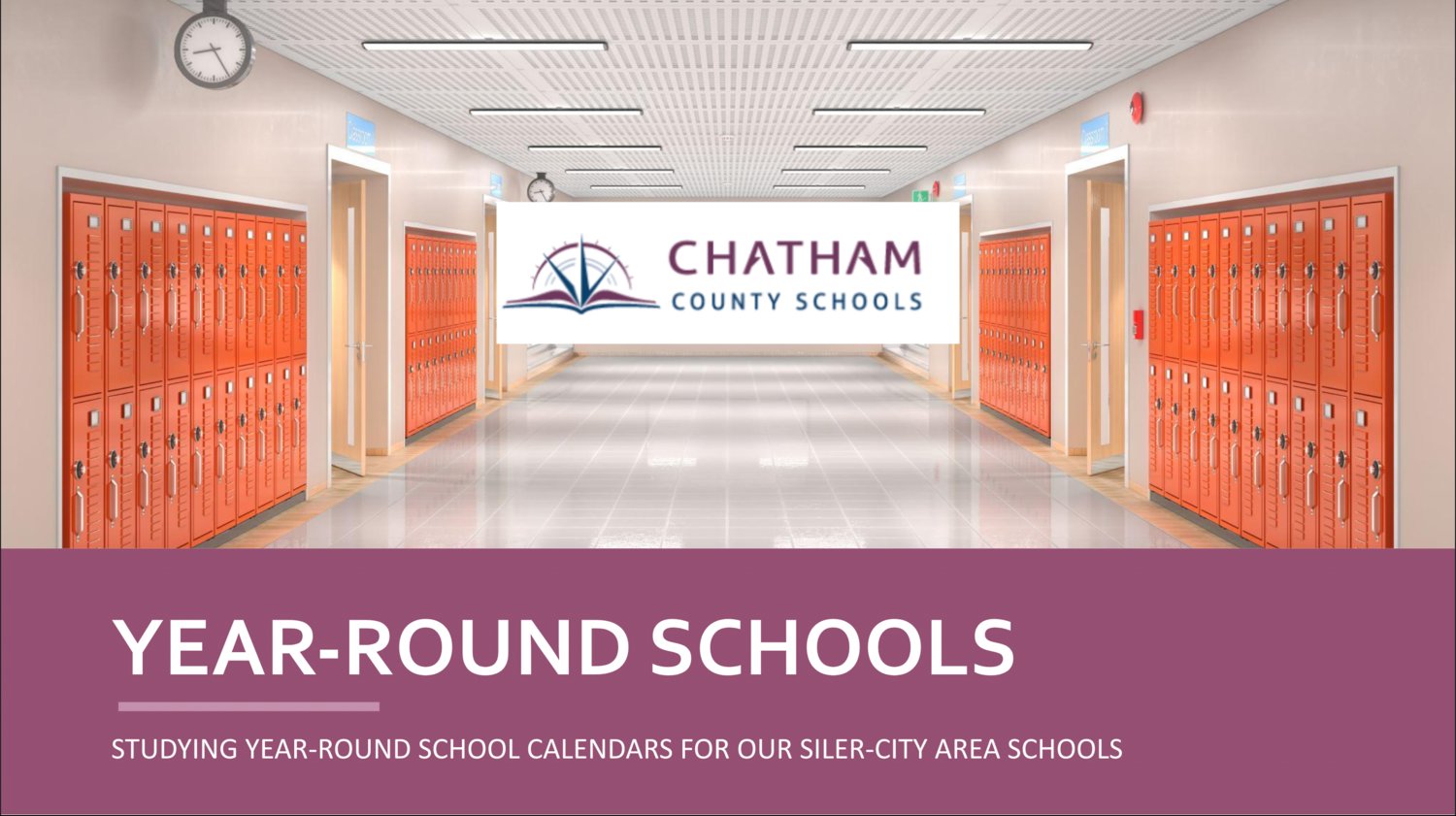Chatham County Schools is considering implementing a year-round school calendar for three Siler City schools.